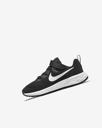 Nike Revolution 6 Negros Grises Oscuro Blancos | MX 2412